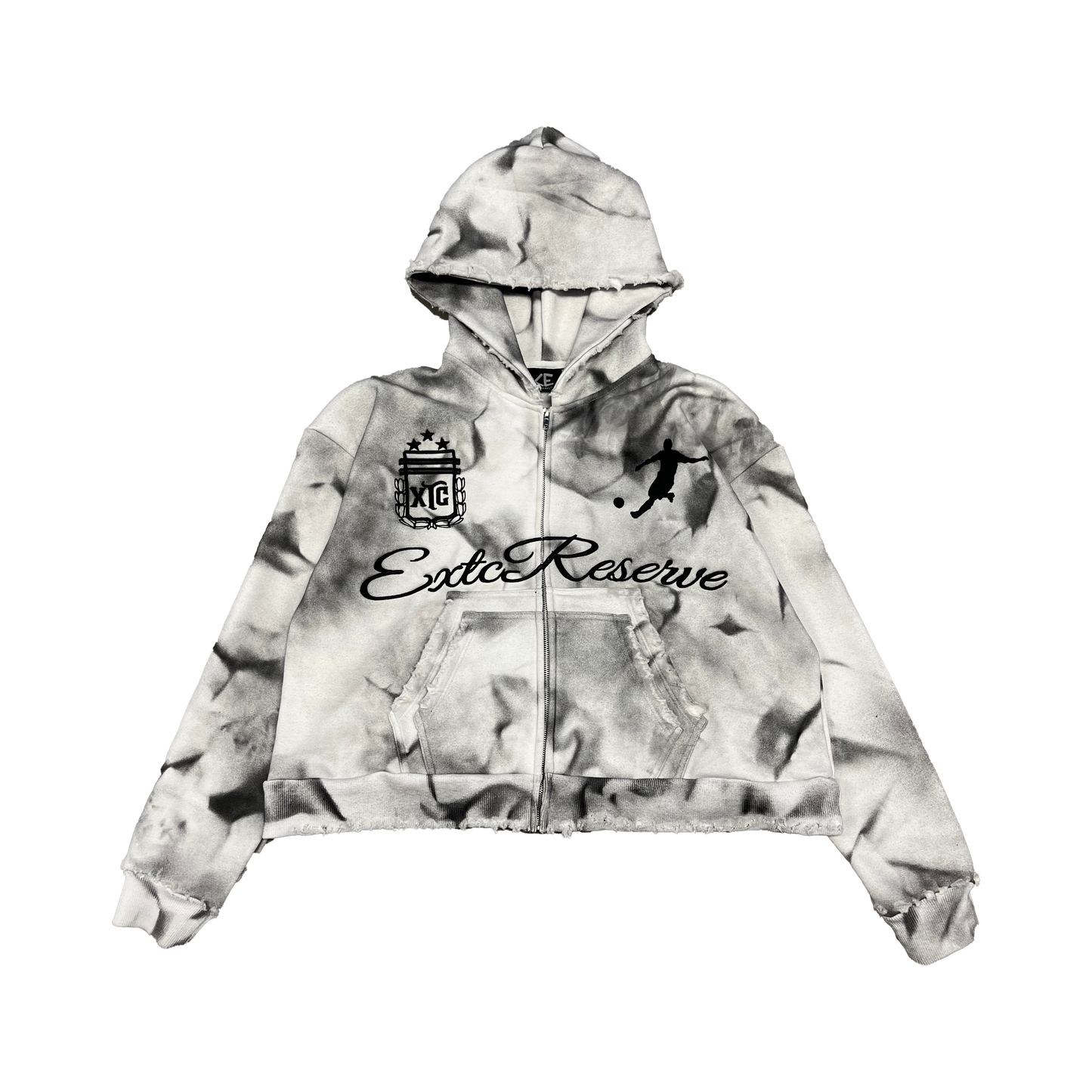 'Marble' Zip Up