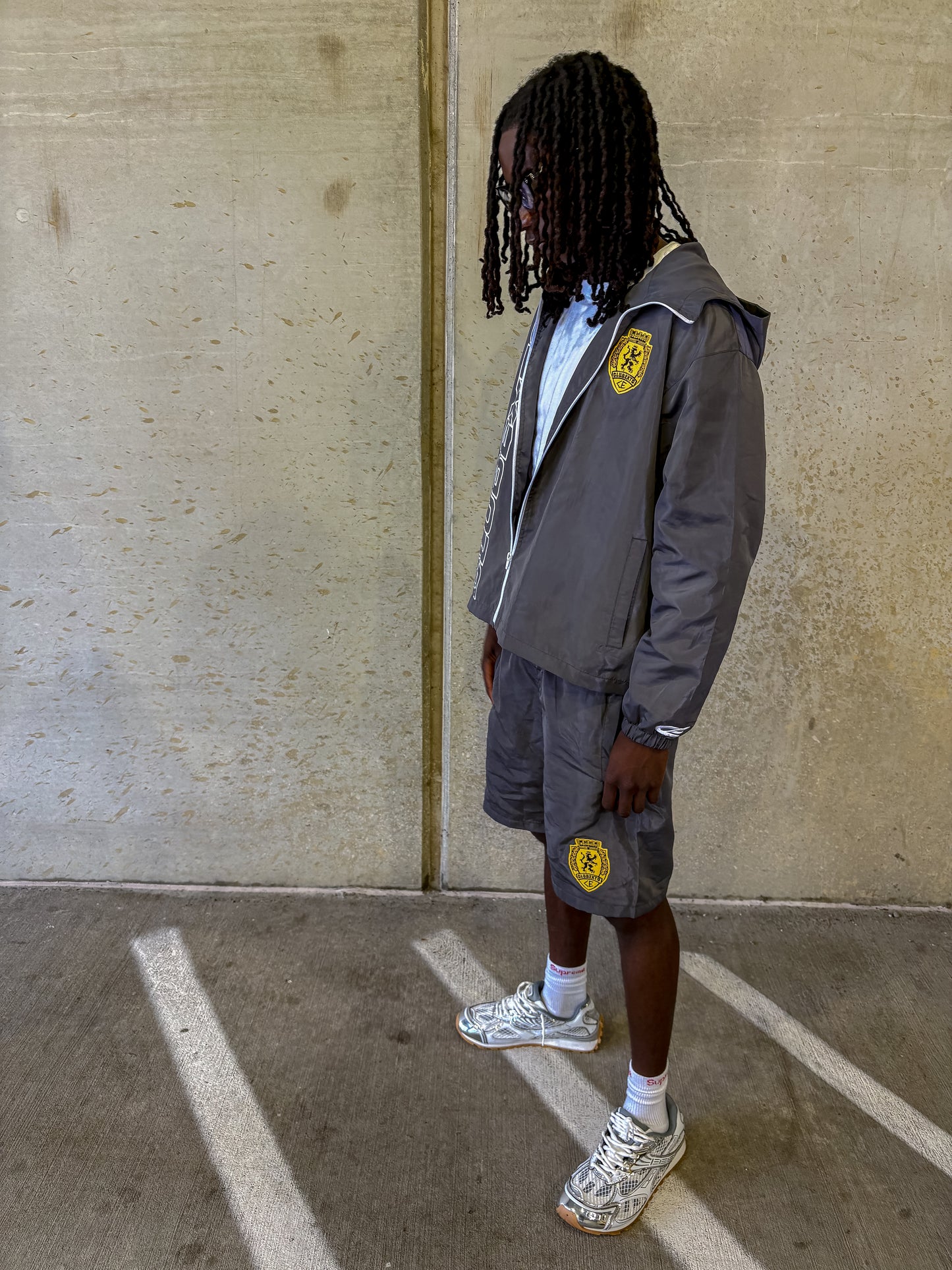 Gray 'Racer' Shorts
