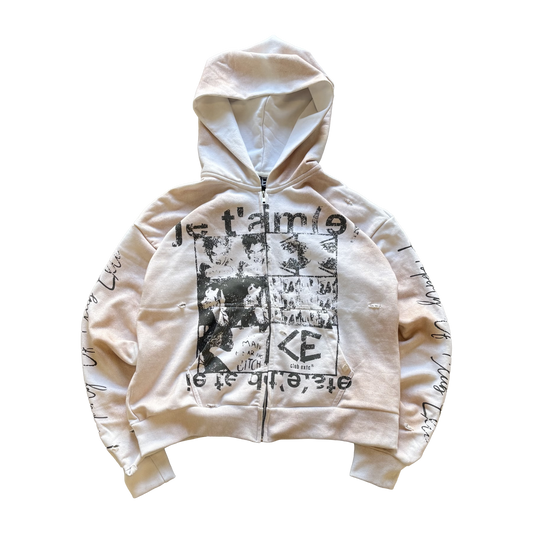 'ILYIHY' Zip Up